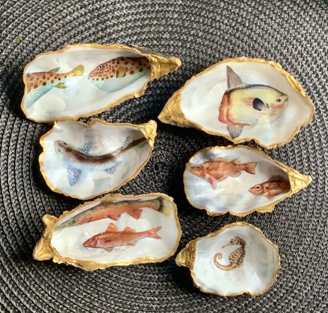 vis fish oester oyster decoratie