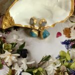 howliet oorbel verguld