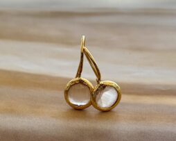 oorbel cateye verguld